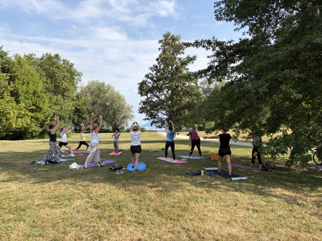 yoga au lac du bourget